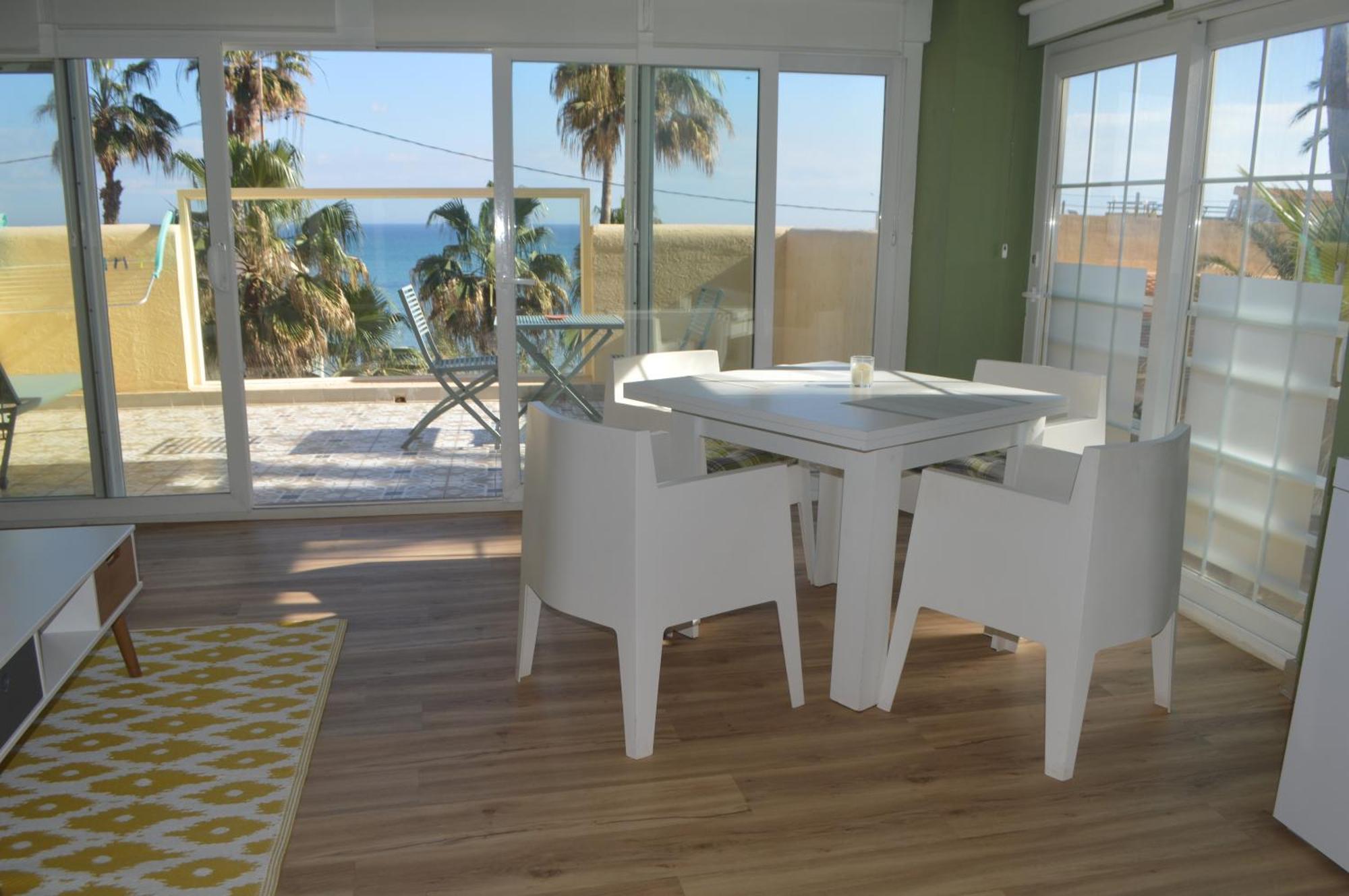 阿利坎特Espectacular Apartamento A Pie De Playa En Chalet Roquetes公寓 外观 照片